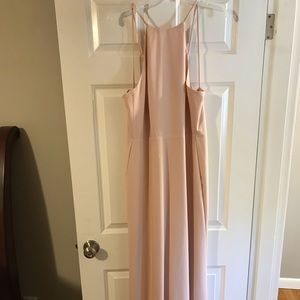 AMSALE EMMA bridesmaid dress in Blush size 10
